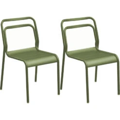 Chaises En Aluminium Eos (lot De 2)