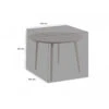 Housse De Protection Table Ronde Imperméable Et Résistante Aux Uv En Polyester Bleu Marine - Mobilier De Jardin - 120x80cm -Jardinage Fournitures Soldes 649090b8084ed3.08208152