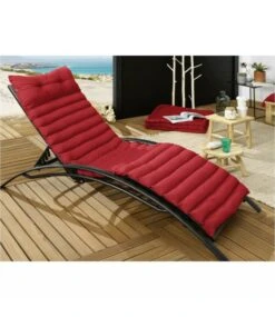 Coussin Bain De Soleil 60x180 Cm Kala Cerise -Jardinage Fournitures Soldes 649481b7897059.26093435