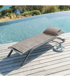 Coussin De Transat Adiya 180x60 Cm Taupe -Jardinage Fournitures Soldes 649481ba53d259.44449614