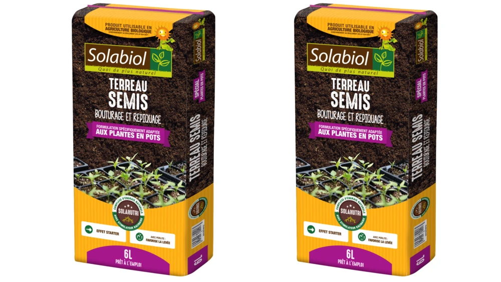 Solabiol Tersemi6x2 | 2 Terreaux Semis Ultra Fin | Tourbe Et Fibres De Coco | M 3 Solabiol Tersemi6x2 | 2 Terreaux Semis Ultra Fin | Tourbe Et Fibres De Coco | M