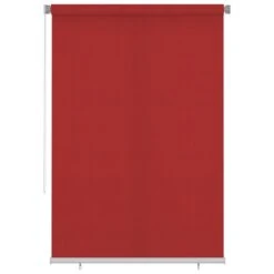 VIDAXL Store Roulant D'extérieur 160x230 Cm Rouge Pehd