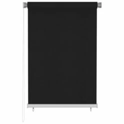 VIDAXL Store Roulant D'extérieur 100x140 Cm Noir 9 VIDAXL Store Roulant D'extérieur 100x140 Cm Noir -Jardinage Fournitures Soldes 6494b66b5104a1.99926946