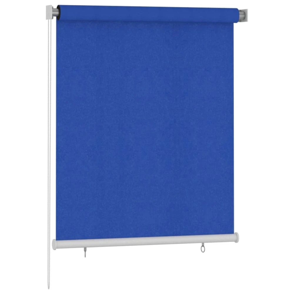 VIDAXL Store Roulant D'extérieur 120x140 Cm Bleu Pehd 4 VIDAXL Store Roulant D'extérieur 120x140 Cm Bleu Pehd – Image 2