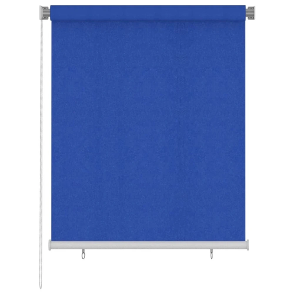 VIDAXL Store Roulant D'extérieur 120x140 Cm Bleu Pehd 3 VIDAXL Store Roulant D'extérieur 120x140 Cm Bleu Pehd