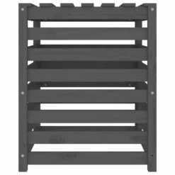 VIDAXL Composteur Gris 63,5x63,5x77,5 Cm Bois Massif De Pin 15 VIDAXL Composteur Gris 63,5x63,5x77,5 Cm Bois Massif De Pin -Jardinage Fournitures Soldes 6499e3c394d254.90358549