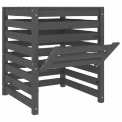 VIDAXL Composteur Gris 63,5x63,5x77,5 Cm Bois Massif De Pin 14 VIDAXL Composteur Gris 63,5x63,5x77,5 Cm Bois Massif De Pin -Jardinage Fournitures Soldes 6499e3c39e6f65.73347649