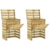 VIDAXL Composteur De Jardin à Lattes 2 Pcs 80x50x100 Cm Pin Imprégné 1 VIDAXL Composteur De Jardin à Lattes 2 Pcs 80x50x100 Cm Pin Imprégné -Jardinage Fournitures Soldes 6499e3c5398d89.70533163