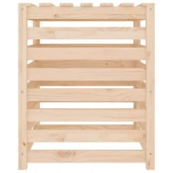VIDAXL Composteur 63,5x63,5x77,5 Cm Bois Massif De Pin -Jardinage Fournitures Soldes 6499e3c60ec215.34567124