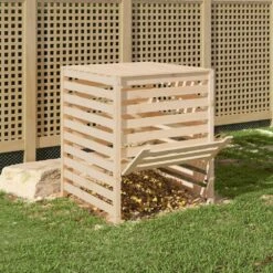 VIDAXL Composteur 82,5x82,5x99,5 Cm Bois Massif De Pin 11 VIDAXL Composteur 82,5x82,5x99,5 Cm Bois Massif De Pin -Jardinage Fournitures Soldes 6499e3c6e07f69.65126666