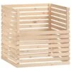 VIDAXL Composteur 100x100x102 Cm Bois Massif De Pin 2 VIDAXL Composteur 100x100x102 Cm Bois Massif De Pin -Jardinage Fournitures Soldes 6499e3cadb7770.34222533