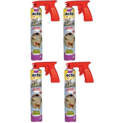 Lot De 4 Aérosols Acto Spécial Nids De Guepes - Efficacité Professionnelle - Vol