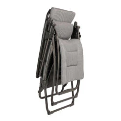 Lafuma Fauteuil Relax FUTURA BeComfort En Acier Et Toile Gris - 83x70x115 Cm -Jardinage Fournitures Soldes 734427 005