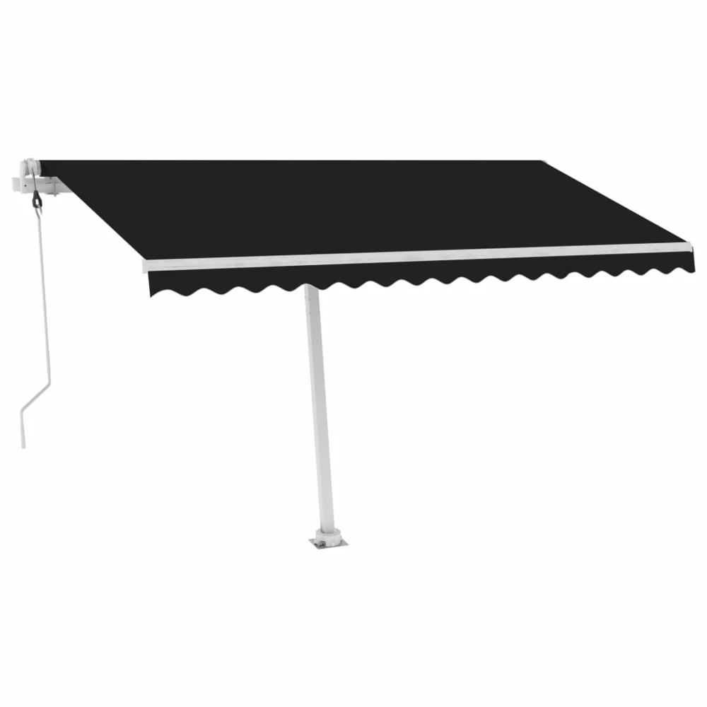 VIDAXL Auvent Automatique Sur Pied 400x300 Cm Anthracite 3 VIDAXL Auvent Automatique Sur Pied 400x300 Cm Anthracite
