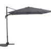 Parasol Samos En Toile Anthracite Avec Mât Inclinable - 250x250 Cm -Jardinage Fournitures Soldes 874430 001