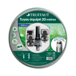 Tuyau D'arrosage D15mm L20m Avec Raccords
