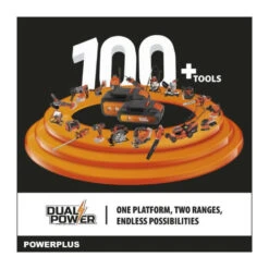 Tronçonneuse A Batterie 40v Dual Power Powdpg7576 - Guide De 350 Mm, Moteur Brusless - Livrée Sans Batterie Ni Chargeur -Jardinage Fournitures Soldes 95920958c78316d0