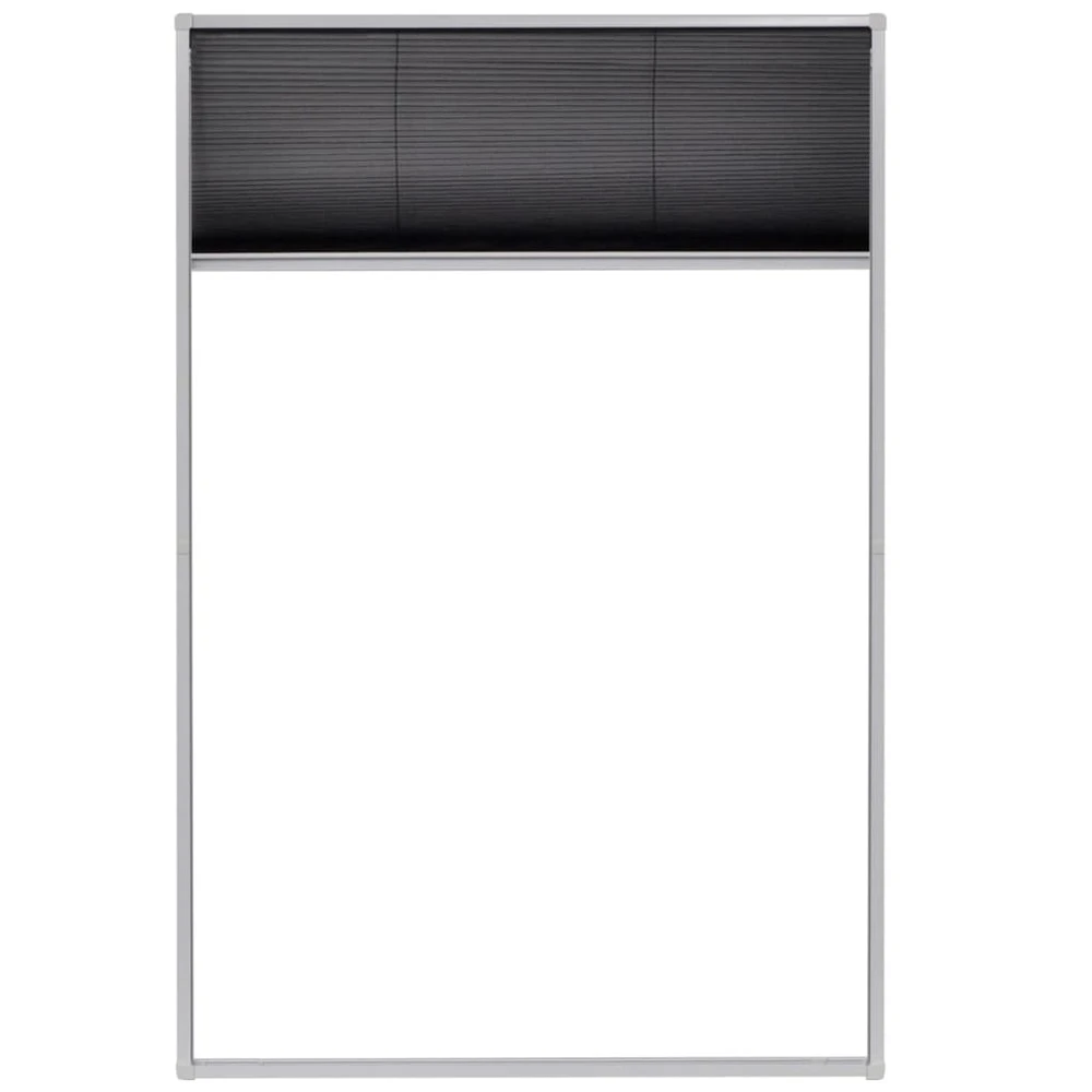 VIDAXL Moustiquaire Plissée Pour Fenêtre Aluminium 80 X 120 Cm 5 VIDAXL Moustiquaire Plissée Pour Fenêtre Aluminium 80 X 120 Cm – Image 3