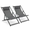 Lot De 2 Transats En Aluminium Anthracite 1 Lot De 2 Transats En Aluminium Anthracite -Jardinage Fournitures Soldes 9b237c69ff990db4