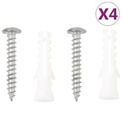 VIDAXL Supports De Panier Suspendu Avec Jardinières 4 Pcs Noir Acier -Jardinage Fournitures Soldes bd2fce6cb2a55e0a