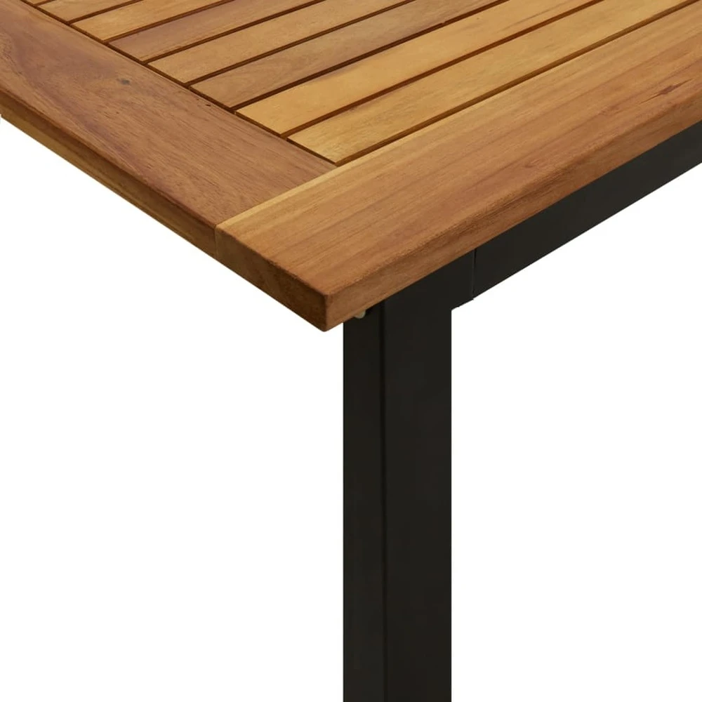 VIDAXL Table De Jardin Et Pieds En Forme De U 180x90x75 Cm Bois Acacia 8 VIDAXL Table De Jardin Et Pieds En Forme De U 180x90x75 Cm Bois Acacia – Image 6