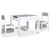 VIDAXL Table Pour Enfants Avec 2 Chaises Blanc Mdf -Jardinage Fournitures Soldes d21f92338a8d7b50