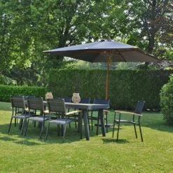 Parasol Droit 3x3 M Gris Pegasia -Jardinage Fournitures Soldes e023046e4b4636d6
